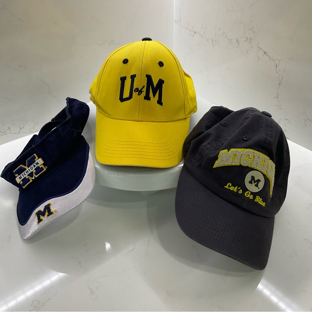 University of Michigan hat (lot of 3) unisex